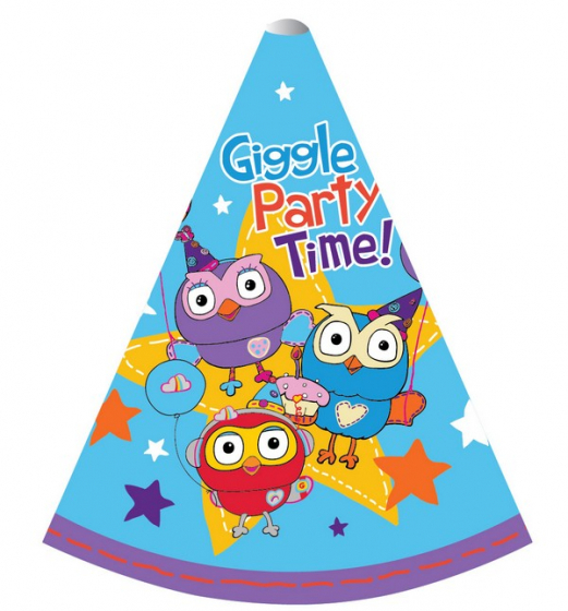 Giggle Hoot Paper Cone Hats Amscan