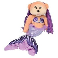 Beanie Kids - Cordelia The Purple Mermaid Bear