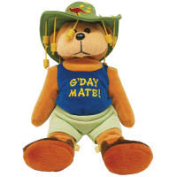 Beanie Kids - Gazza the Aussie Bear