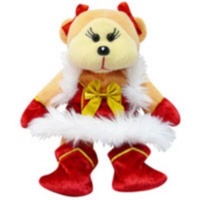 Beanie Kids - Carol the Christmas Girl Bear