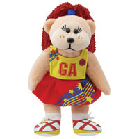 Beanie Kids - Hannah the Bear Netball Team (Set of 7) 