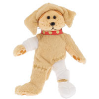 Beanie Kids - Barkley the Golden Retriever Bear REDEMPTION COLLECTION (Collar worn)