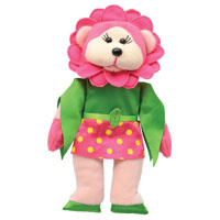 Beanie Kids - Frangipani the Flower Power Bear